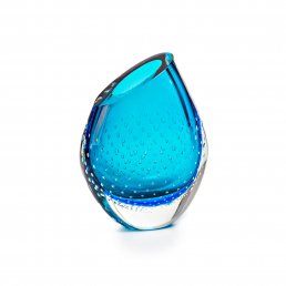 Vaso em Cristal de Murano Azul Ref. 3469