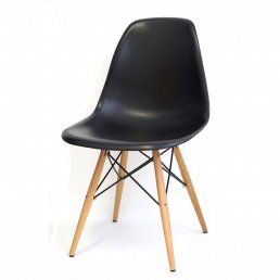 Cadeira Eames Eiffel 1102B Base de Madeira