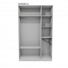 Armrio Parma 3 Portas 1,35m