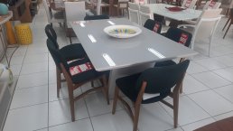 Loja Marechal: Mesa Brune 1,80m
