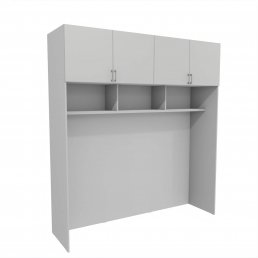 Armrio Ponte Parma Atravessado Cama Solteiro 2,03m Altura 2,23m