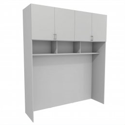 Armrio Ponte Parma Atravessado Cama Solteiro 2,03m Altura 2,38m